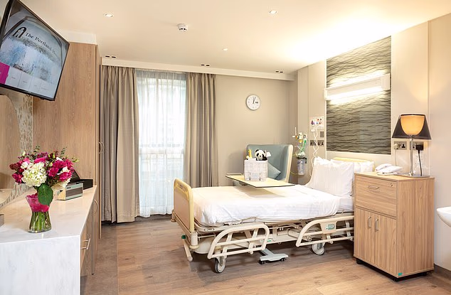 At The Portland staff offer 24-hour room service in their lavish labour suites, which come complete with Molton Brown toiletries and four-poster cots