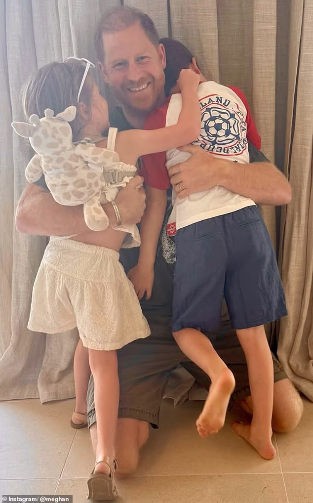 Princess Lilibet donned a £19.95 giraffe backpack from female-owned children's accesories brand, GoldBug, in her mother, the Duchess of Sussex's latest Instagram post