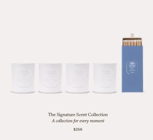 Meghan's As Ever signature scent collection is available for $256