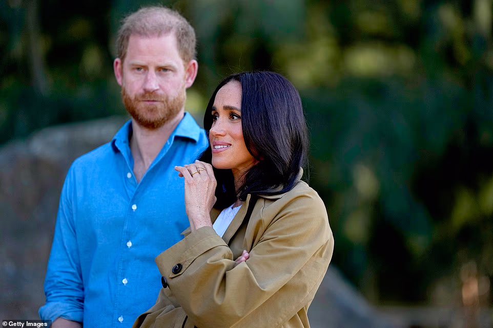 After their trip, Harry will be in the UK early next month as the countdown to his Invictus Games in Birmingham begins, and he had intended to bring Meghan and their two children with him. But whether Archie and Lilibet, who have not seen their grandfather since their last trip to Britain in June 2022 for Queen Elizabeth II's Platinum Jubilee celebrations, will be visiting alongside their father is uncertain. Harry is said to be furious that his request for a review of their police protection was turned down 'at the 11th hour'. He is reported to blame his father's aides - the so-called 'men in grey suits' – with whom relations remain strained.