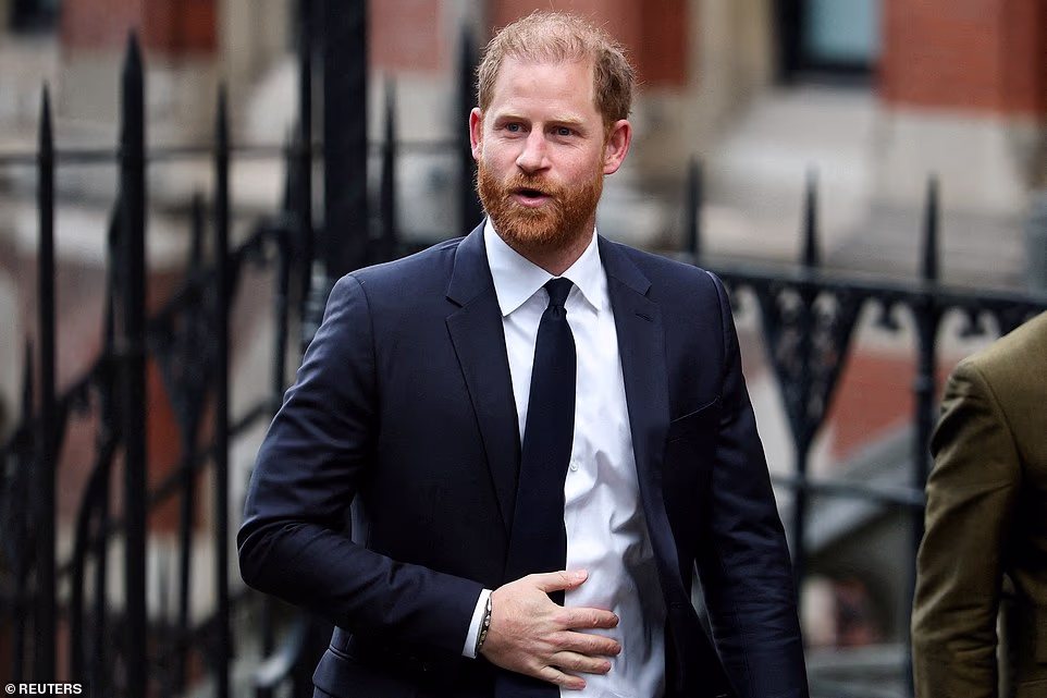 As with each of the claimants, Prince Harry has limited evidence to give on the contentious matters in dispute.' From the moment the case began in 2022, the Daily Mail has consistently denied the accusations, for which there was never any credible evidence. Even the claimants’ own supposed star witness, a private investigator named Gavin Burrows, told them he had never worked for the Mail, yet they ploughed ahead with the case anyway. Prince Harry, Ms Hurley, Sir Elton, his husband David Furnish and Baroness Lawrence all launched their claims on the basis of alleged ‘admissions’ from Mr Burrows about hacking their voicemails, tapping their landlines, bugging Hugh Grant’s car and, in Ms Hurley’s case, placing a sticky microphone on her dining room window – none of which was true. Mr Burrows said his ‘confession’ statement had been penned by Prince Harry’s legal researchers and was ‘a pack of lies’ complete with a forgery for his signature. The fabricated statement was authenticated with a ‘certificate of compliance’ by Baroness Lawrence’s glamorous solicitor Anjlee Sangani. She quit the case just before the trial started. Mr Burrows said Baroness Lawrence had been ‘duped’ into joining the case by the campaigners who boasted suing newspapers was a lucrative ‘gravy train’ and the ‘perfect scam’.