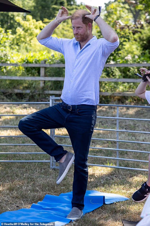 During his visit to Warwickshire on Saturday, Harry said he loves 'being here' and called his visit 'the highlight' of his month.