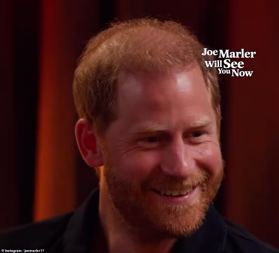 Asked about his grooming regime, he replied '[expletive], shave, shower' and 'I trim my beard every five or six days, just to keep it a little bit tidy'. The duke added: 'Nothing really happening on top, I get a haircut, otherwise I try not to look at what's happening.' Striking a more serious tone when asked how he dealt with trauma, Harry said: 'Exercise, sport and being able to find the time to take yourself somewhere, do something – repetition is great, have a routine.' He added: 'Boxing, another thing that I really enjoy, just to let the aggression out, get a sweat on, to me it's always about getting a sweat on.'
