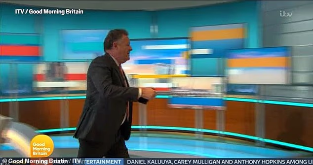 Later that day, Piers quit the ITV breakfast show