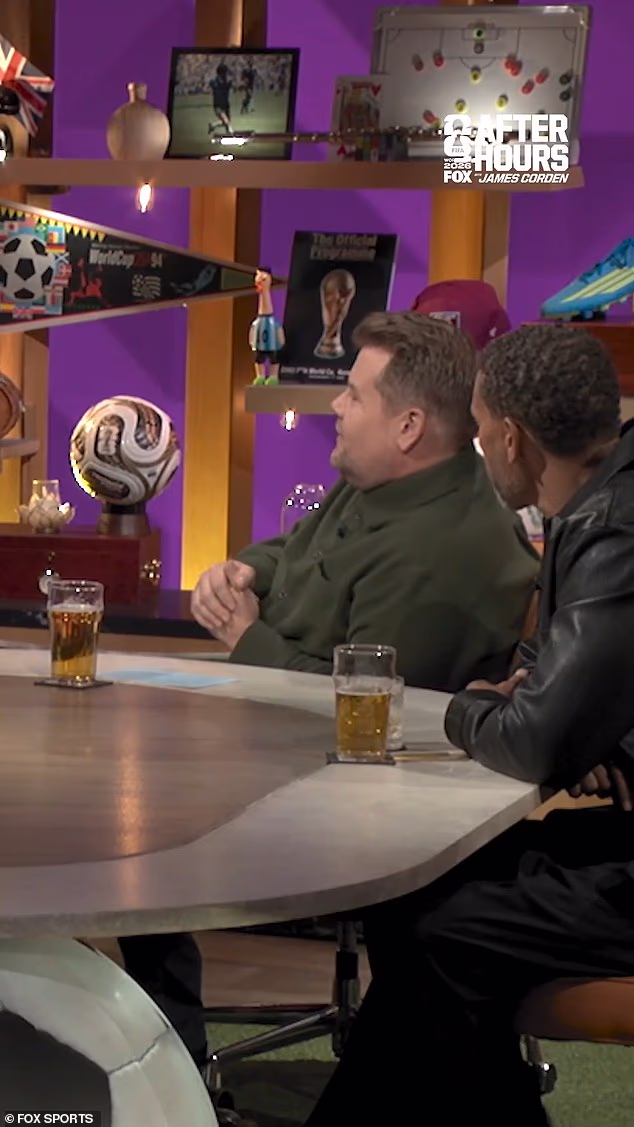 James Corden suggested that Harry could join the England management team after his tactical analysis