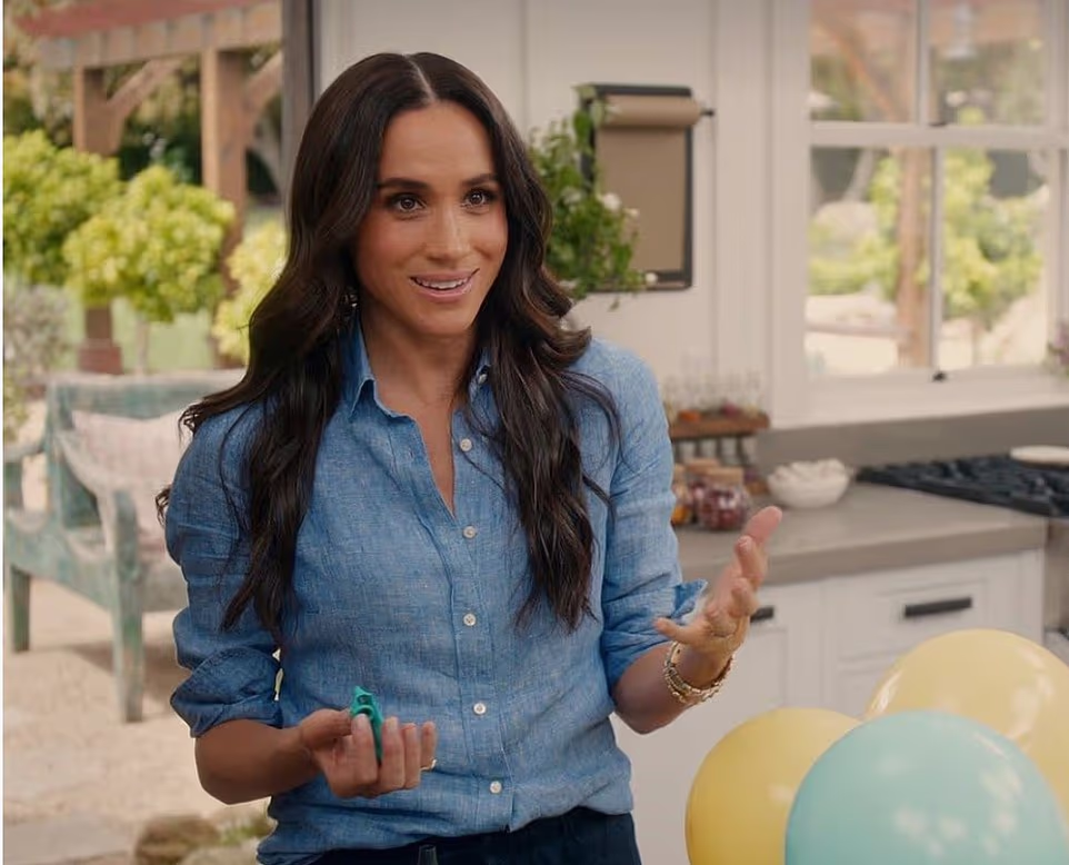 It comes after Meghan earned a surprise Daytime Emmy nomination for her axed Netflix cooking series - eight years after she 'politely turned down' an invite to the glitzy awards ceremony. Meghan launched the first series of With Love, Meghan on the streaming platform in March 2025, alongside unveiling her lifestyle brand As Ever. A second series and Christmas special followed, with the mother-of-two offering hosting tips and cooking lessons from inside a rented £5million mansion near her and Prince Harry's Montecito home. However, the show was largely panned by critics and viewers alike after it failed to break into the streamer's top 1,000 most-watched programmes, according to viewing figures released by Netflix. Despite scathing reviews, the show - which was axed in January 2026 - has received a nomination in the outstanding lifestyle programme category, it was announced last week. With Love, Meghan will compete with NBC's heartwarming home makeover show, George To The Rescue, hosted by George Oliphant, which has an 8.8/10 rating on IMDB and Hallmark's The Motherhood, presented by Connie Britton.