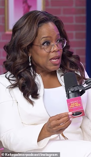 The drama ignited when Palmer, 32, asked Winfrey, 'what is for you the definition of living your best life now? What does it look like?' The host responded, 'Well it looks like freedom. It looks like being able to make the choices that are based on what you what do you really want'