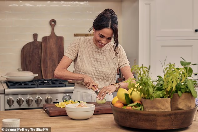 Meghan Markle regularly left viewers scratching their heads in her first cookery show, With Love, Meghan, with her 'lacklustre' recipes and unorthodox methods