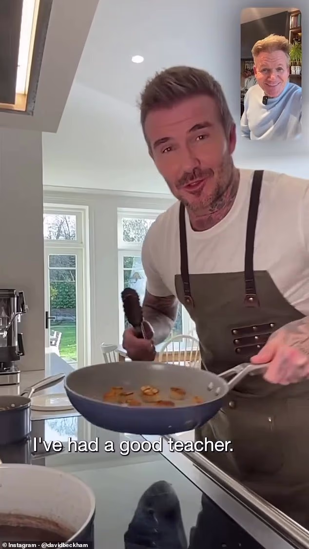 David Beckham has become known for his genuine passion and talent in the kitchen - even cooking for the likes of Gordan Ramsay