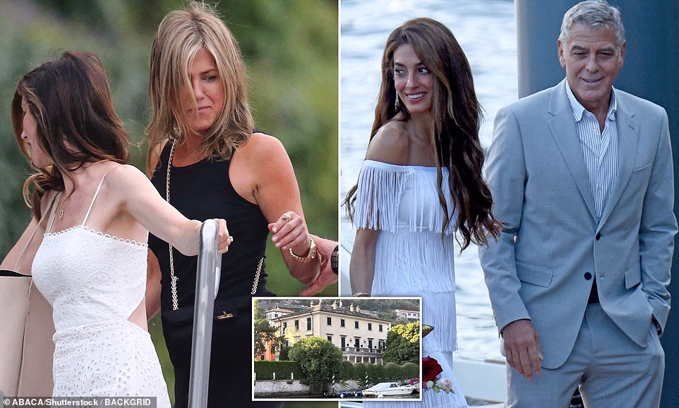 George Clooney's $100M Lake Como party pad has hosted the likes of the Obamas, Prince Harry and Meghan Markle - but has his love affair with the home ended? George , 65, and Amal's legendary Villa Oleandra mansion is where the film star first locked eyes with Amal, 48, after she attended one of his lavish dinner parties in 2013. The treasured memory of meeting his wife is what has stopped him from selling the property previously, which he purchased for $10million from the Heinz family in 2002. Yet, after a visit to a luxurious Capri villa this week , rumours have started to swirl over whether George is finally ready to sell up after 24 years. His dreamy 18th-century estate overlooking the shores of Lake Como has welcomed dozens of A-lists through its doors. The sprawling 25-room property, one of the largest private residences on the lake, boasts an outdoor pool and tennis courts. The Obamas, Prince Harry and Meghan Markle, Brad Pitt, Jennifer Anniston are among the stars to have been invited to George's party pad.