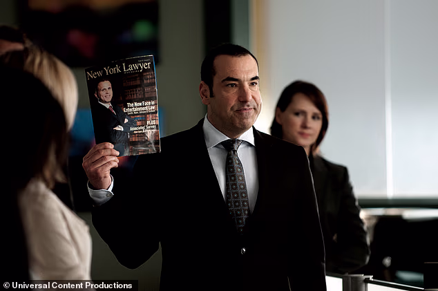 Hoffman played Louis Litt on the drama series Suits