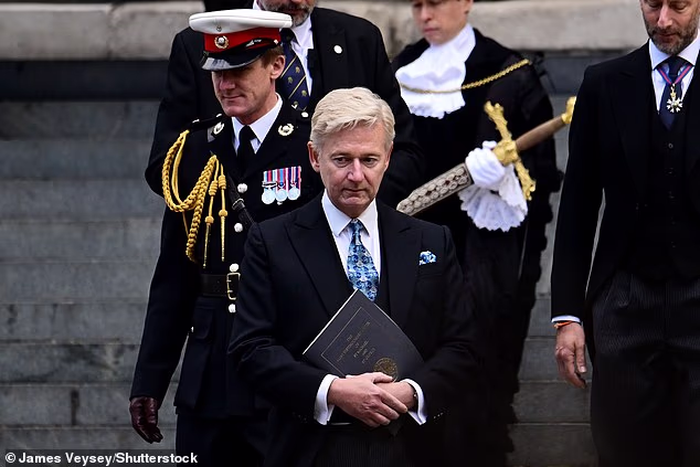 Sir Clive Alderton (pictured) oversaw the planning for the Queen's funeral and Charles's Coronation