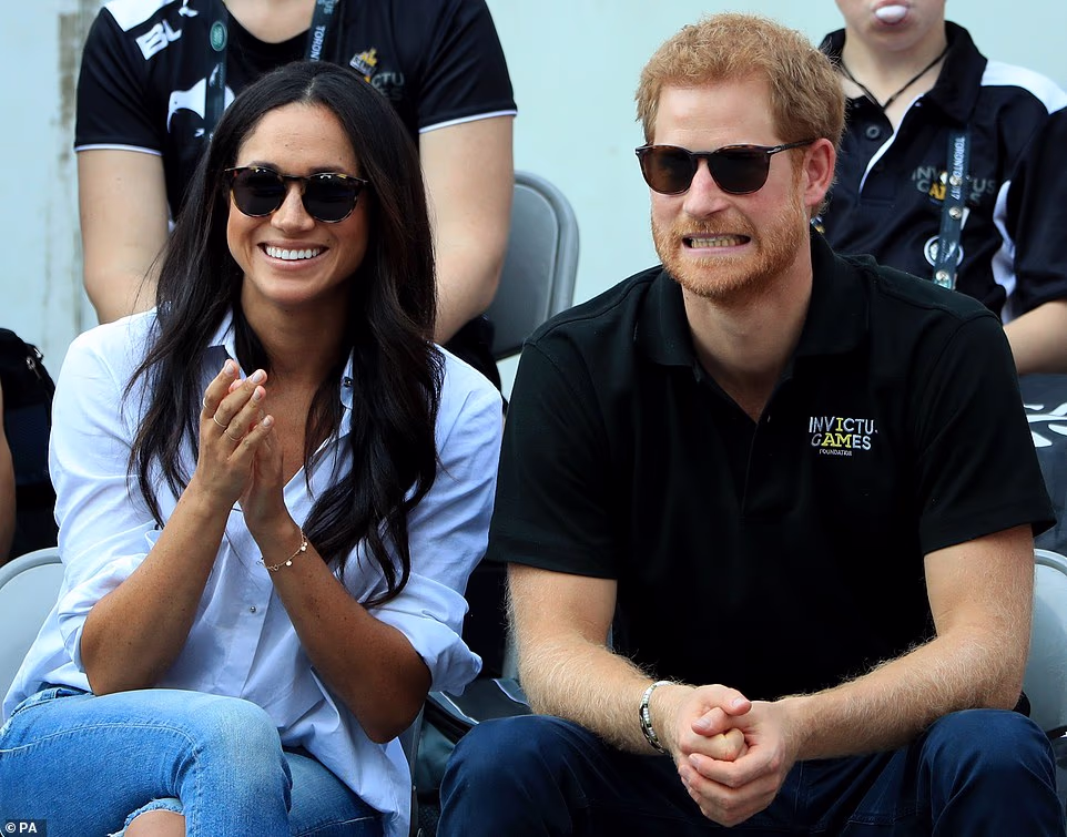 Meanwhile, the five-carat sparkler with a pear-cut diamond on her right hand that Meghan sported in the clip was first debuted in October 2025 at Project Healthy Minds’ World Mental Health Day Festival in New York City. Jewellery expert Trang Do previously told the Daily Mail that 'wearing a significant ring on the right hand often symbolises independence, self-love, and personal power', adding the big, pear-shaped diamond could 'point to an upgrade or evolution of her engagement ring story'. Trang said: 'Many clients today are choosing to refresh their rings to mark milestones, whether an anniversary, a personal achievement or a new chapter, rather than waiting for a traditional proposal moment.'