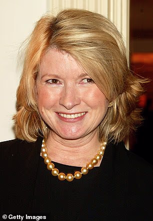Stewart is seen here in 2003