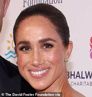 Meghan paid tribute to her late mother-in-law by wearing the same earrings on Friday night