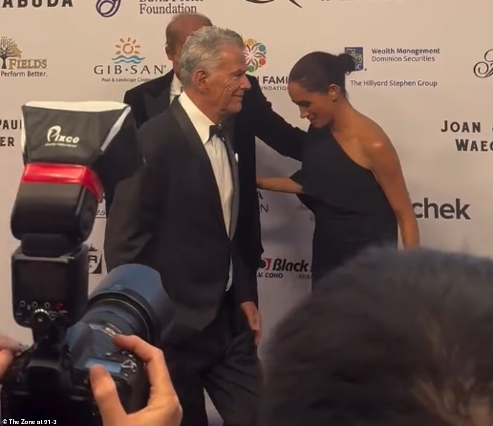 He added: 'It's sad that certain media chose to deceive a red carpet encounter for clickbait. They turned simple "positioning" to get the best photo into a hurtful lie.' A representative for the Sussexes declined to comment to the Daily Mail today. It comes after an insider told the Mail yesterday that Foster 'wanted Harry and Meghan there' and 'genuinely just didn't see' her on the red carpet. 'He's always been a big fan of Diana and he'd never snub either of them,' the source explained, referring to Harry's late mother Princess Diana. 'It was a genuine moment where he didn't see them and nobody really thought much of it. It's nothing.' A second insider added that Foster was 'so excited to see Harry and Meghan' because he is 'longtime friends' with the couple, who also live in Montecito.