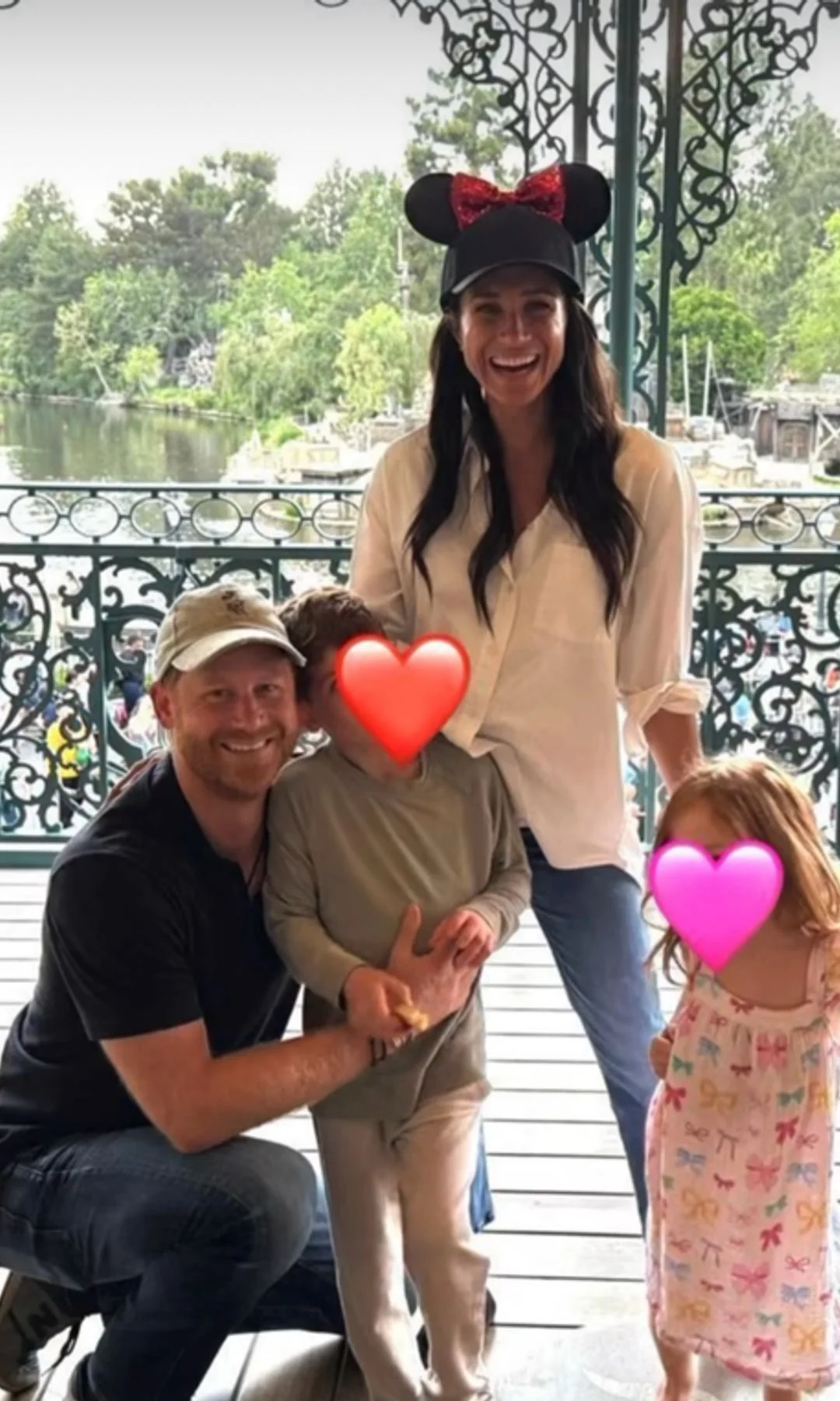 Prince Harry and Meghan Markle enjoy a family day at Disneyland with Prince Archie and Princess Lilibet, creating new memories with their children.