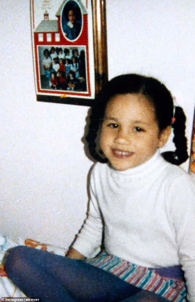 As Ever shared a sweet throwback photo of Meghan (pictured)