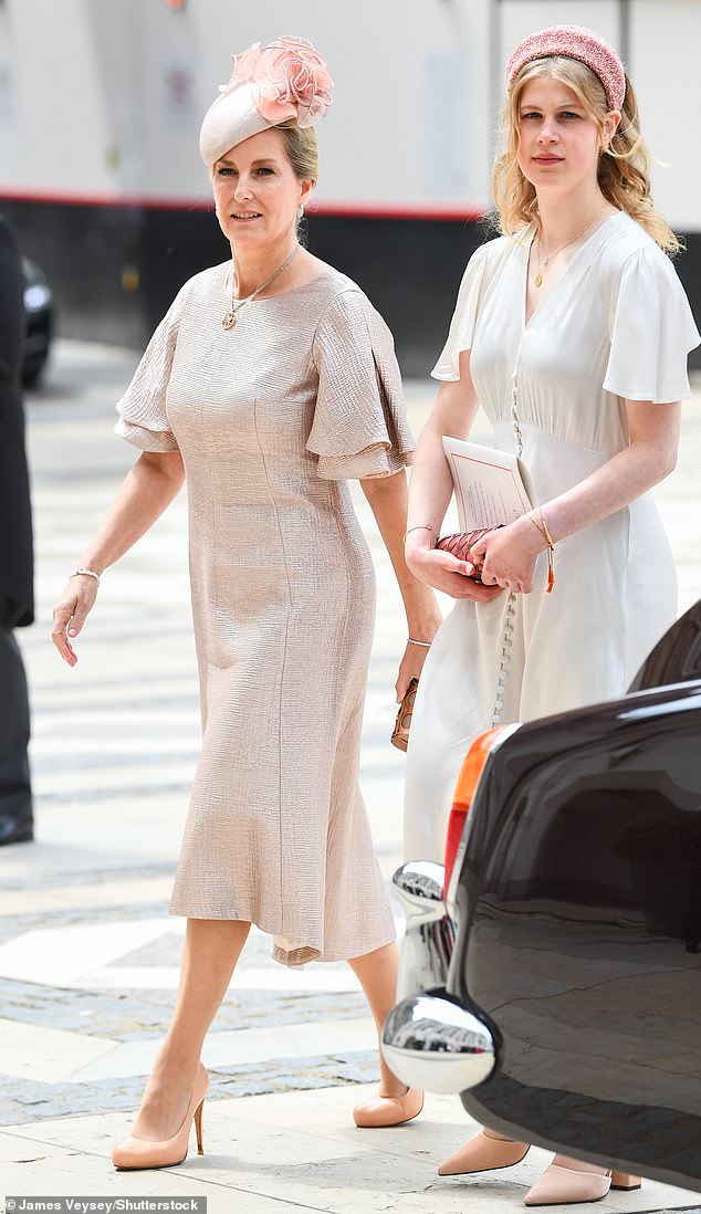 After her birth baby Louise was then rushed to receive specialist care St George's Hospital, while Sophie had remained 35 miles away in Frimley Hospital for another 16 days until she had recovered. Pictured: Sophie Countess of Wessex with her daughter Lady Louise in June 2022