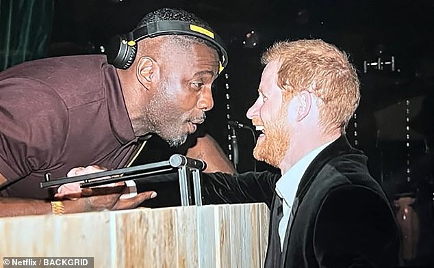 The Duke and Duchess of Sussex's wedding reception produced many joyful photos, including one of the groom laughing with guest and DJ Idris Elba