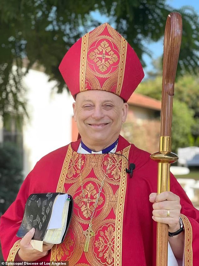 Right Reverend John Harvey Taylor, the Bishop of Los Angeles, christened the Sussex's daughter Lilibet on Friday