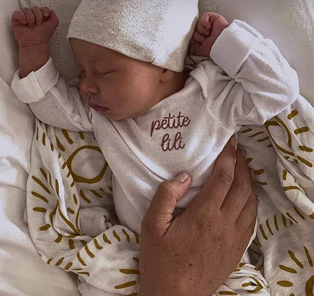 Harry and Meghan's daughter Lilibet having a snooze at home in Montecito following her birth in June 2021