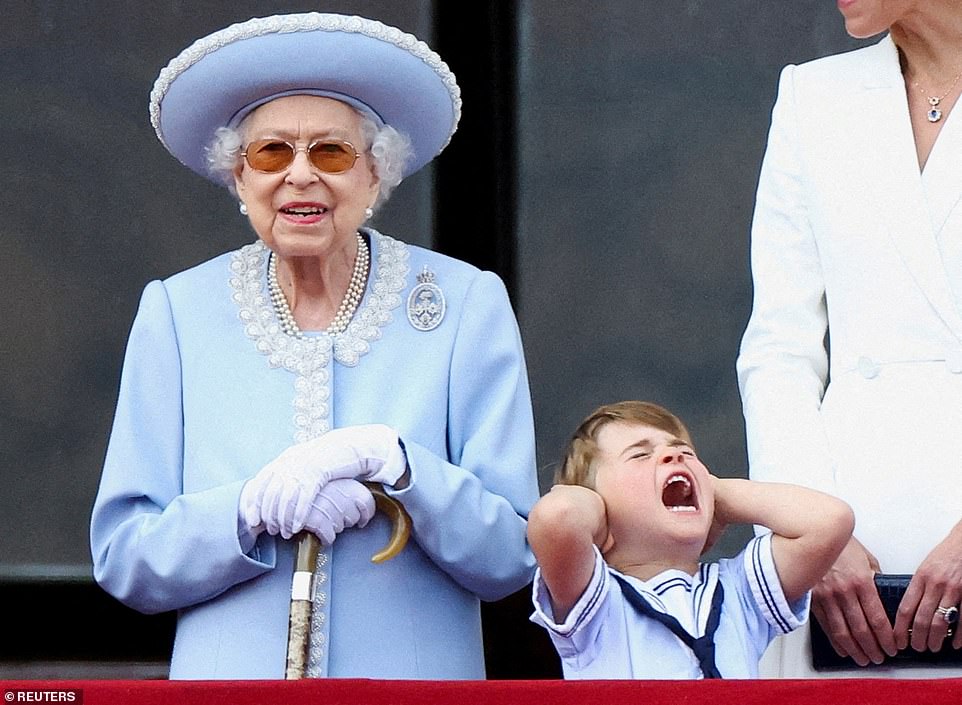 During the Platinum Jubilee, the nation fell in love with his bubbly and playful personality, which was on full display at Trooping the Colour, the Platinum Party and final Platinum Pageant at the Palace. He stole the limelight after delighting crowds as he stood chatting to the Queen - and showed off his star power again on Sunday while watching the Platinum Jubilee Pageant in London. The 4-year-old showcased several amusing expressions as he sat next to his mother, the Duchess of Cambridge, in the royal box during the fourth day of Platinum Jubilee celebrations.