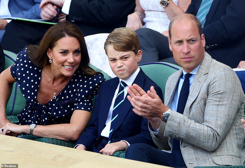 Prince George began taking part in more royal engagements in 2022, joining his parents the Duke and Duchess of Cambridge at Wimbledon