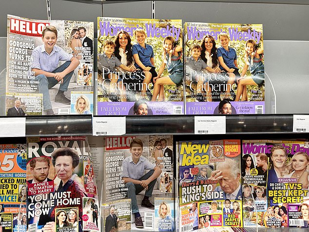 Australian supermarket shelves groan with magazines covering the British Royal Family. Younger Australians love 'the tears and the tantrums,' says Angela Mollard