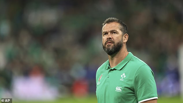 Progressive head coach Andy Farrell, meanwhile, oozes a cool intelligence in charge of Ireland