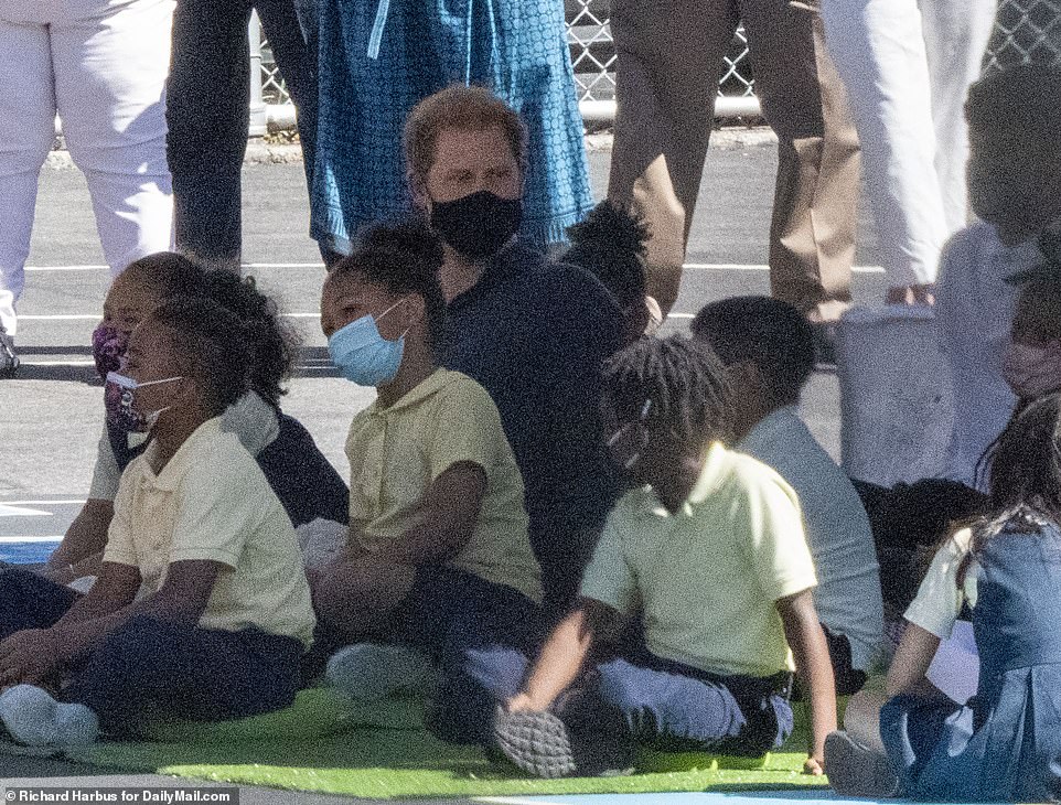 According to the emails, three days prior to the couple's arrival, Archewell representatives contacted the New York City Department of Education with a 'location' and 'appearance' release form for filming and asked them to run it by their lawyers. The papers, which granted the Sussexes' film crew permission to 'capture archival content of Archewell events for future use', included a confidentiality clause that banned students and teachers from discussing or making 'negative' statements about the project. It read in part: 'I agree that without the prior written approval of (the) Producer, I shall not discuss this Appearance Release, the Material, the Project itself, or my participation therein with any third party prior to the initial exhibition of the episode of the Project in which I appear'.