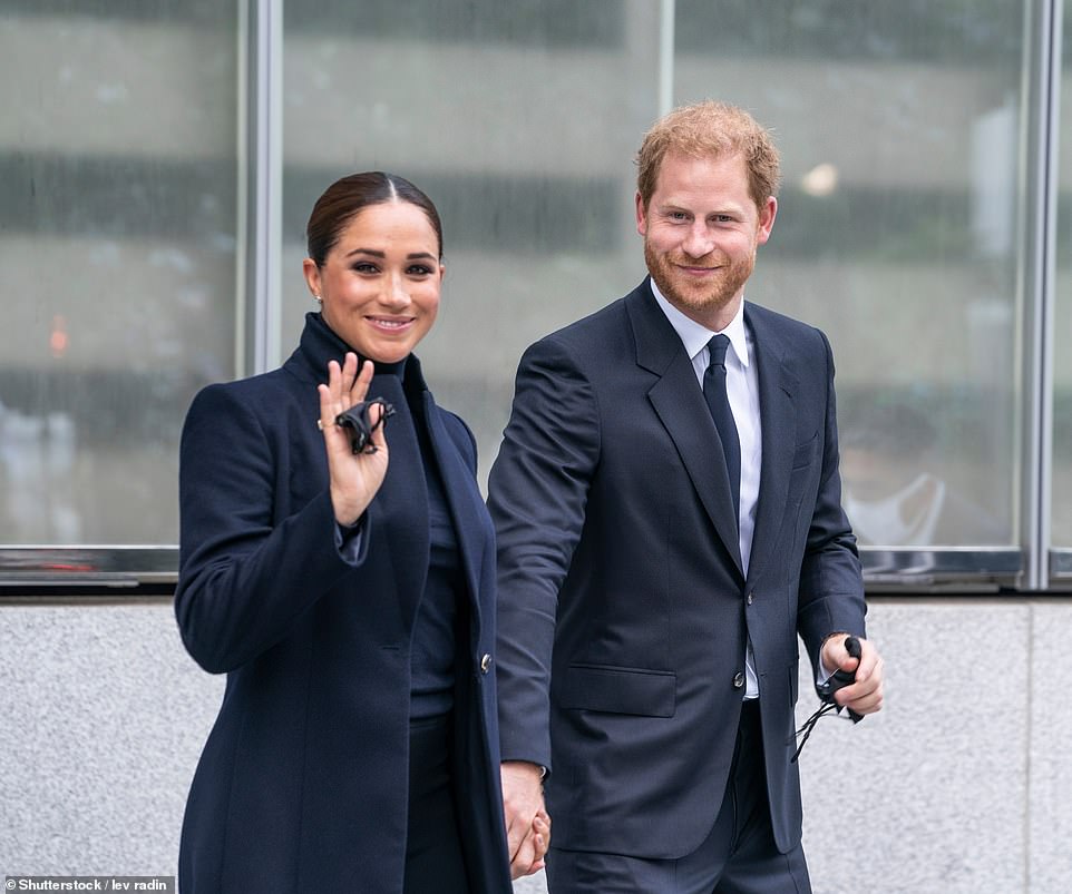 Such control over the media was even more apparent during Harry and Meghan's first stop on their trip: One World Trade Center in Manhattan. The couple visited the top of the tower where they were met by then New York City Mayor Bill de Blasio, his wife Chirlane McCray and New York governor Kathy Hochul. But behind the scenes Holness was once again pulling the strings, this time to bar British newspapers that Harry and Meghan don't like. The day before the couple arrived in New York, she wrote: 'Just one flag, under no circumstances should we let in folks from the 4 UK tabloids (Daily Mail, Sun, Mirror and Express. Thanks!' Among those in the email chain who did not raise concerns was Bill Neidharts, Mr de Blasio's press secretary at the time, and Kate Smart, Governor Hochul's deputy press secretary.