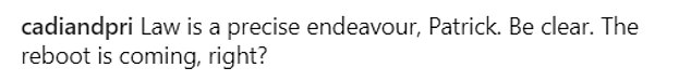 If people were upset about him sharing the snaps amid the strike, it was not obvious in the comments. Many users were actually excited and wondered if the show was coming back