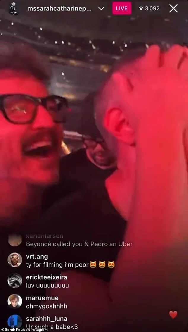 Fan boy: Pedro Pascal had a hilarious, relatable reaction to watching Beyonce perform live on her Renaissance tour; seen Saturday