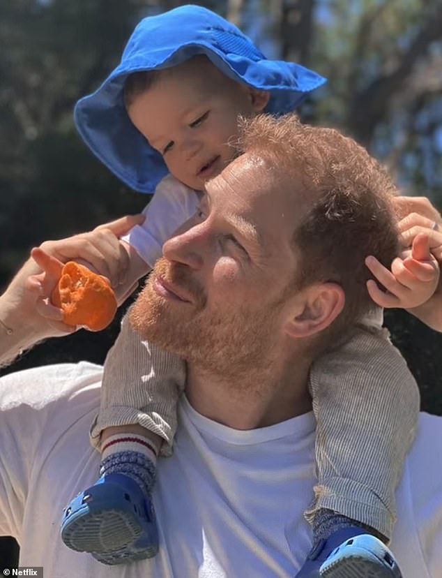 According to the royal (pictured), some days his son Archie (pictured) wants to be an astronaut and some days he wants to be a pilot