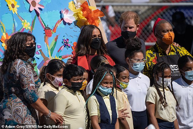 This week documents have come to light detailing arrangements for a visit the couple made to a primary school in New York in September 2021