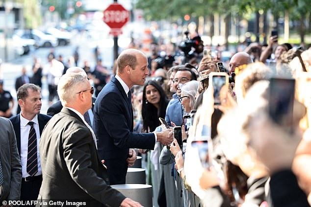 The Prince of Wales, 41, joked to a Brazilian tourist that they had brought the Brazilian weather with them and told a British woman he'd love to come back with his family