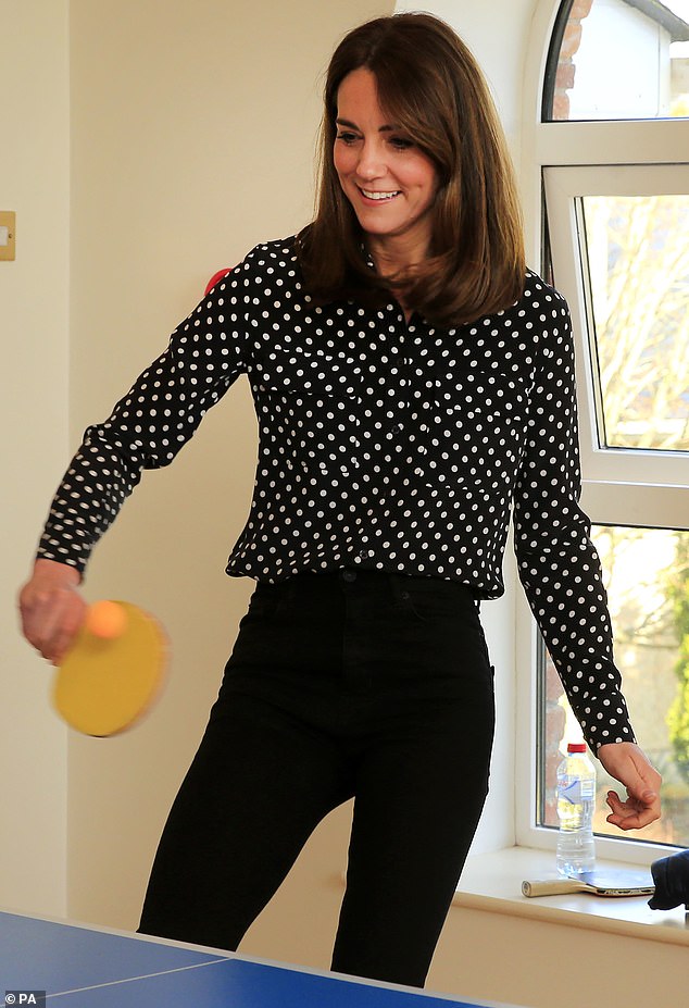 A round of table tennis in County Meath, near Dublin, in March 2020