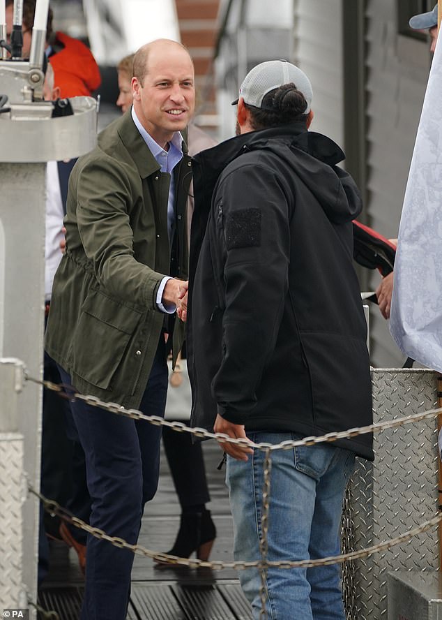 At Governor¿s island he was due to learn about the Billion Oyster Project, which aims to make the waters around New York clean by putting a billion oyster shells in them by 2035 to act as natural filters