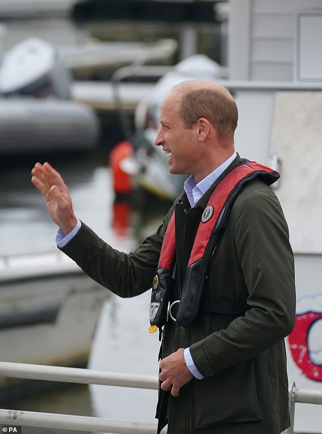 William was in Boston last year to announce the winners of the 2020 Earthshot Prize