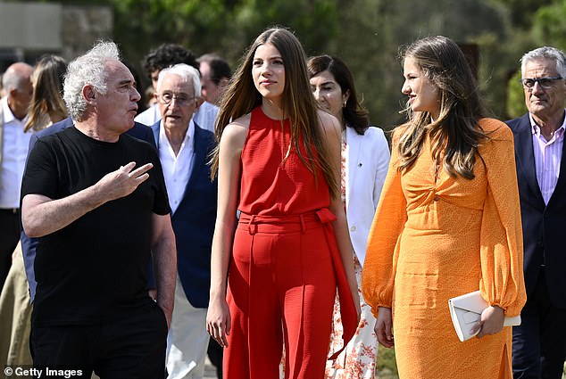 At just 16, the teen isn't doing solo engagements just yet, but Queen Letizia and King Felipe were sure to share many snaps of her on her first day