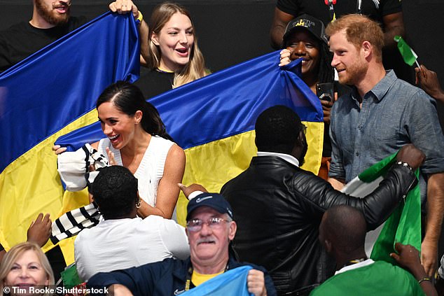 The pair delighted fans, taking selfies, hugging and chatting with them ahead of the match