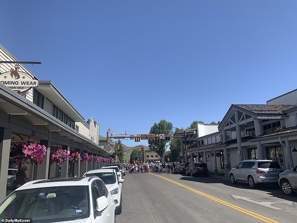 The resort town is close to both the Grand Teton and Yellowstone National Parks and is famed for its skiing, fishing and rafting