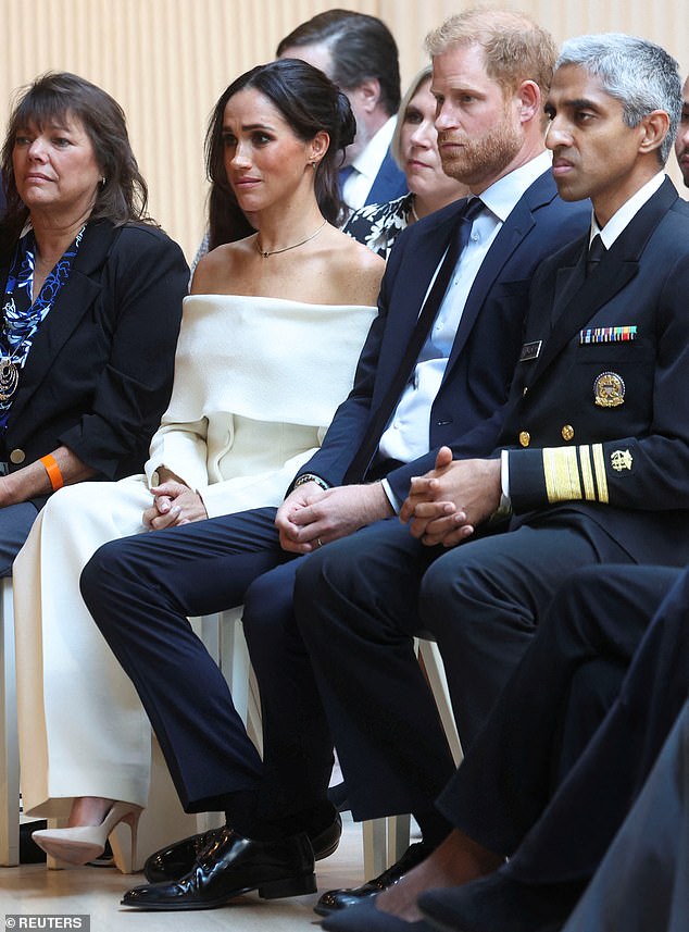 They were seated alongside US Surgeon General Dr. Vivek Murthy during the event, which was hosted by Today host Carson Daly