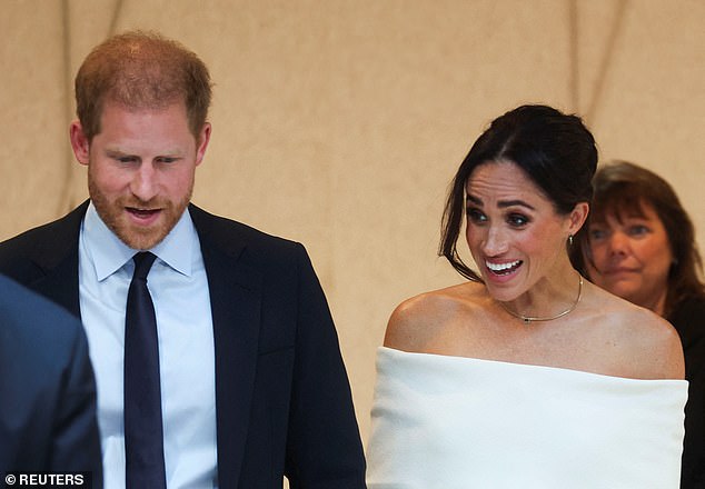 Prince Harry and Meghan Markle left a garage from 30th Street Hudson Yards to go around the block and end up in another garage on 33rd Street to attend their mental health summit