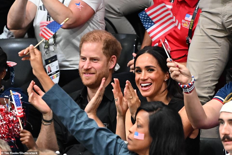 Furthermore, 19.72 percent of the profits generated from the ring are directed towards Shiffon and Co's 'Women in Sports Investment' fund. These funds are then invested in female-founded companies within the sports, health, and fitness sectors. Meghan chose a subdued ensemble for today's event, wearing a brown silk shirt and trousers as she joined Prince Harry at the Invictus Games.