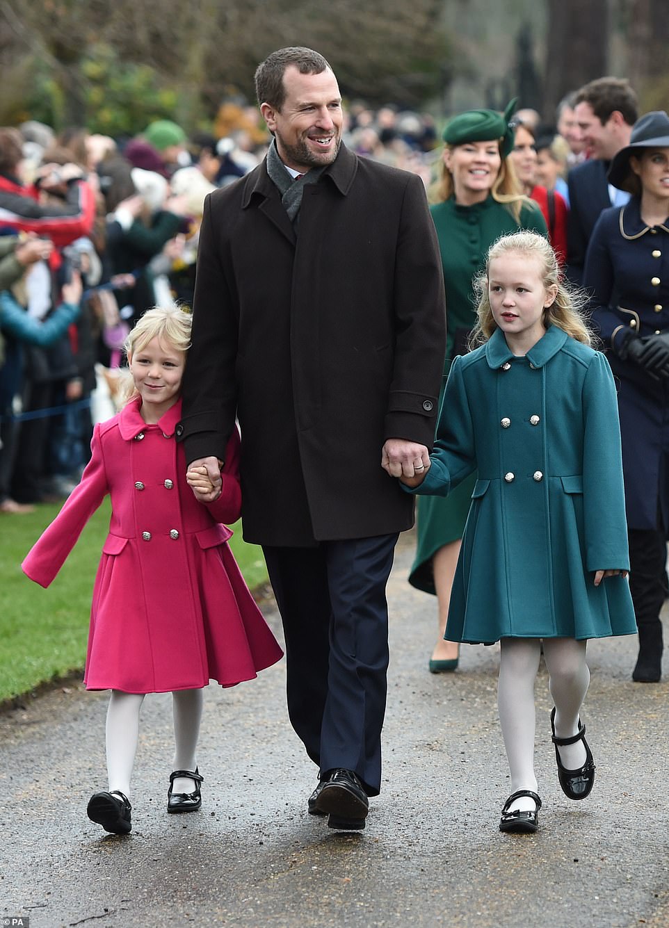 2. ISLA PHILLIPS: Savannah's younger sister, Isla (left), will turn 10 in March. She was born during the Queen's Diamond Jubilee year in 2012. Her middle name is Elizabeth, in honor of the monarch. The Phillips sisters are not entitled to a royal title.