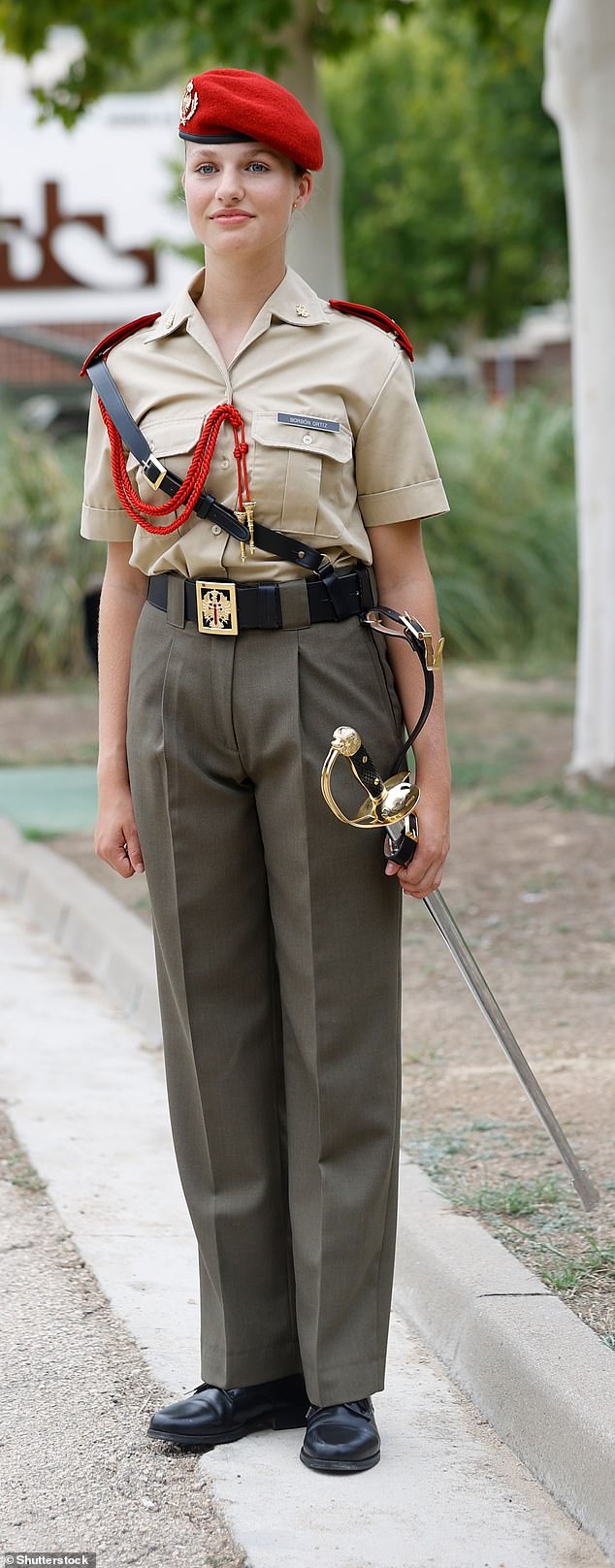 After the Princess's year in Zaragoza, before moving to a naval school and will then spend her third and final year of training at the General Air Academy.