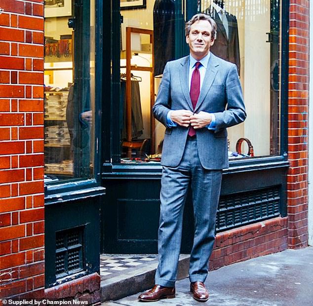 Mr Benjamin (pictured) runs his business from his tailor's shop near St Paul's Cathedral in London