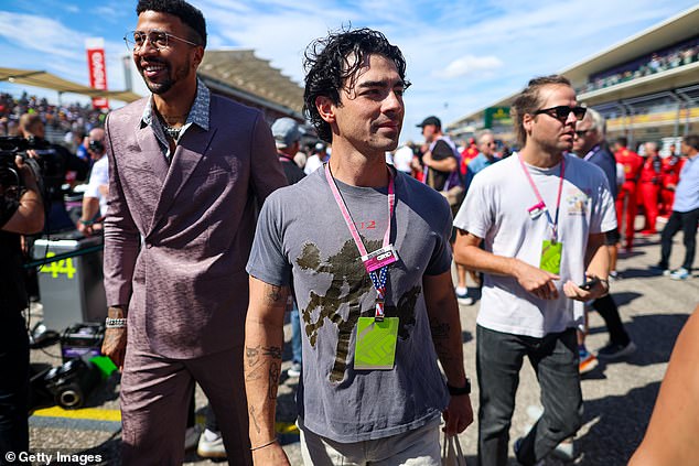 Recently single Joe Jonas was also spotted in Texas for a major F1 race